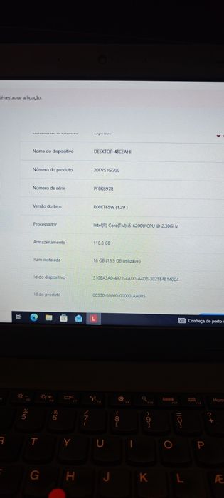 PC portátil Lenovo L460