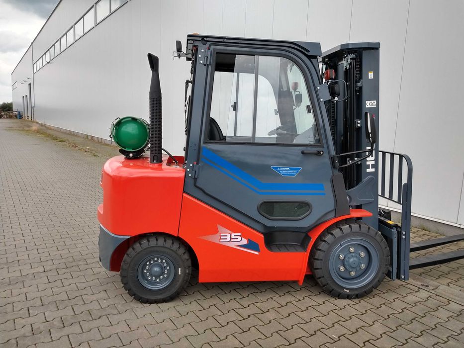 Wózek Widłowy Spalinowy Heli 3,5t Maszt 4,7 Paletyzer Wideł 2024-09