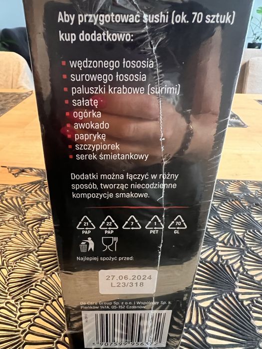 Sushi set (przeterminowane)