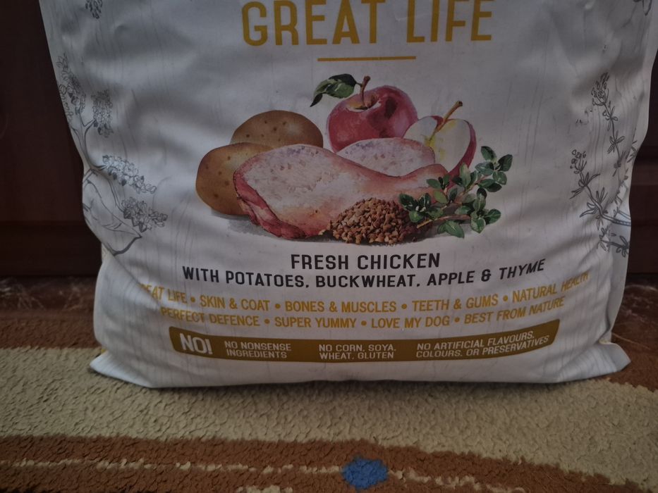 Cухий корм для собак Brit Fresh Chicken Great Life - курка 12 кг