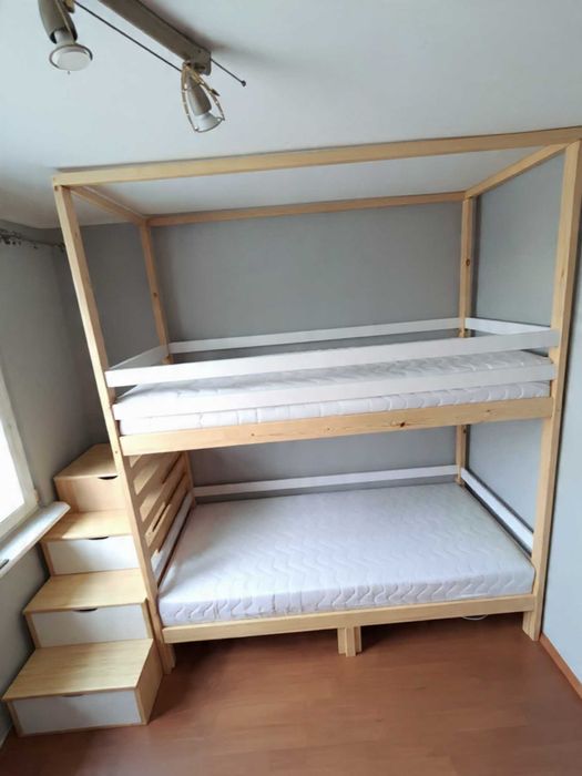 Łóżko pietrowe podwójne na wymiar