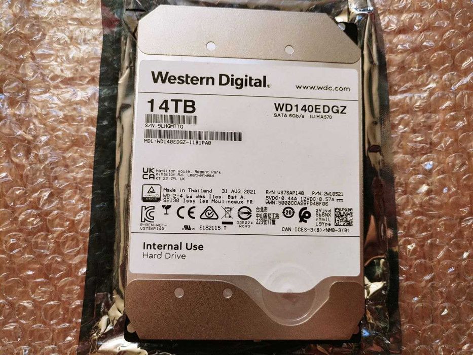 Жесткий диск Western Digital 14 TB WD140EDFZ 14 Тб SATA NAS HDD