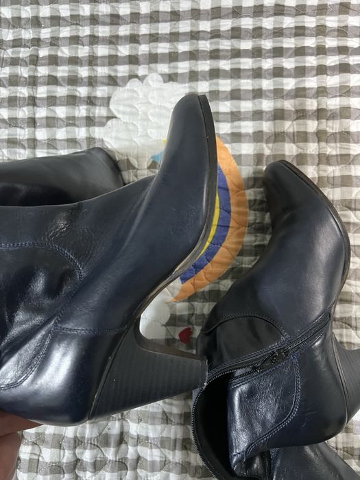 Шкіряні сапоги осінь весна