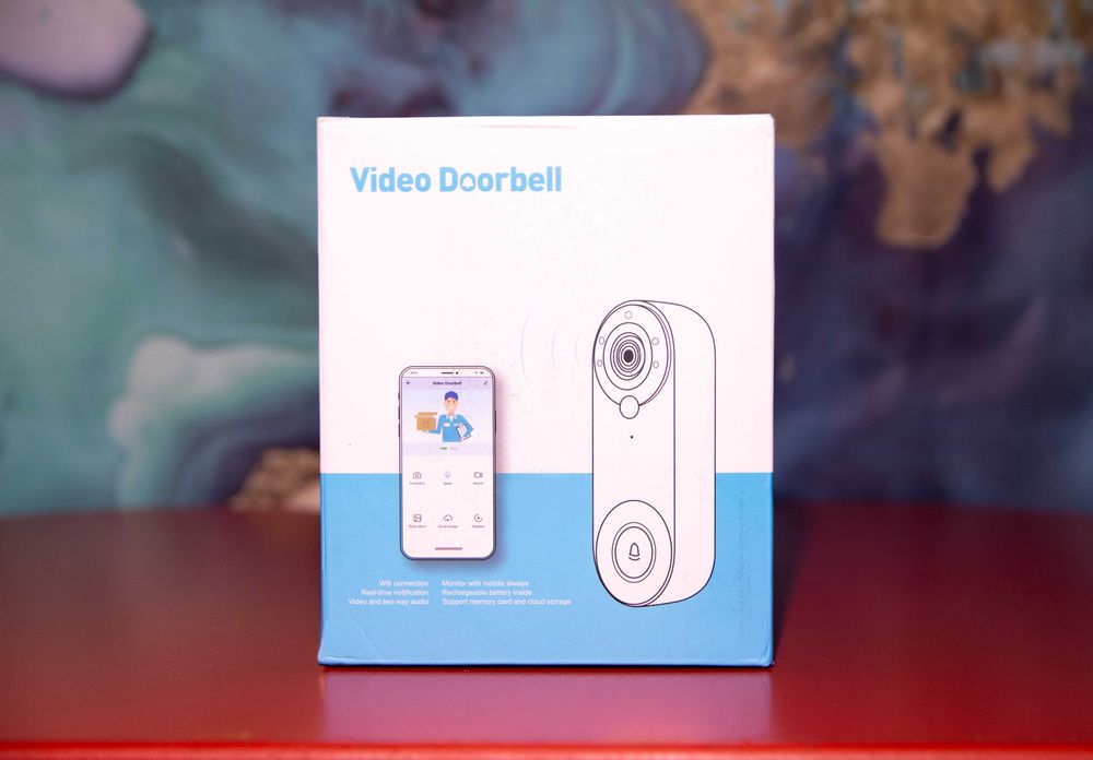+КАРТА 64GB! Розумний домофон TUYA Video Doorbell|4400mAh Wi-Fi(1080)