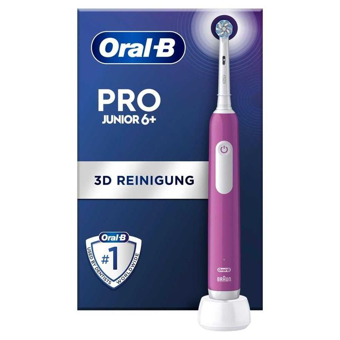 Szczoteczka elektryczna  rotacyjna Oral-B Pro Junior 6+ fioletowy