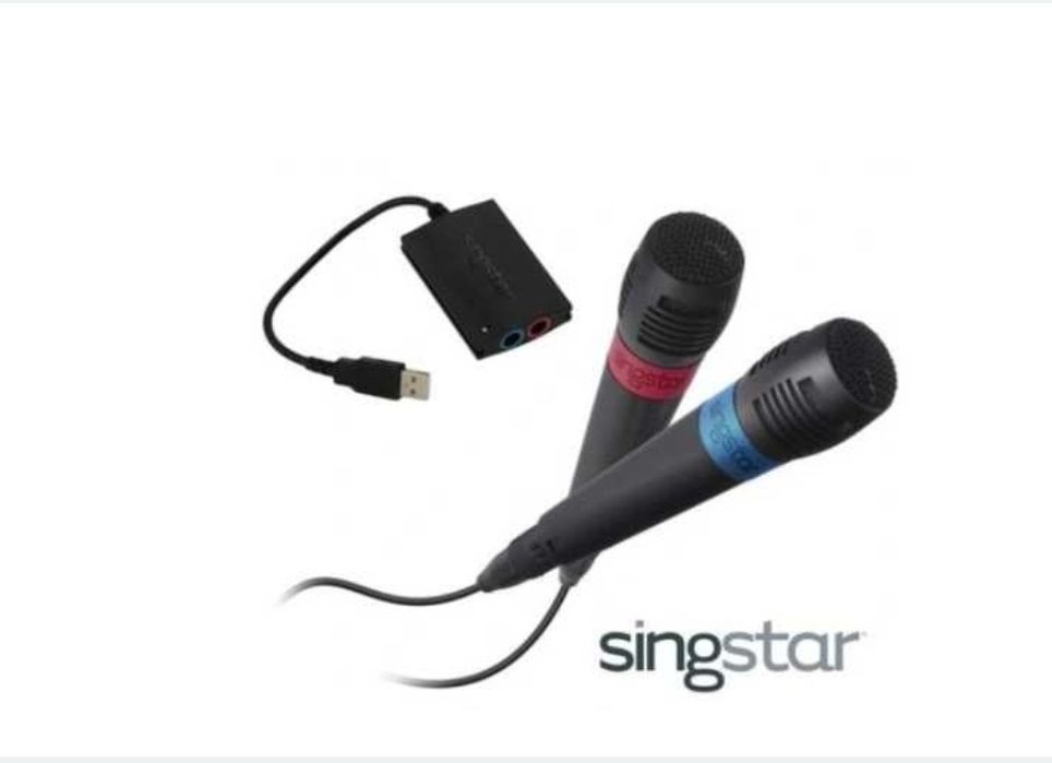 Zestaw mikrofonów SingStar PS2 PS3