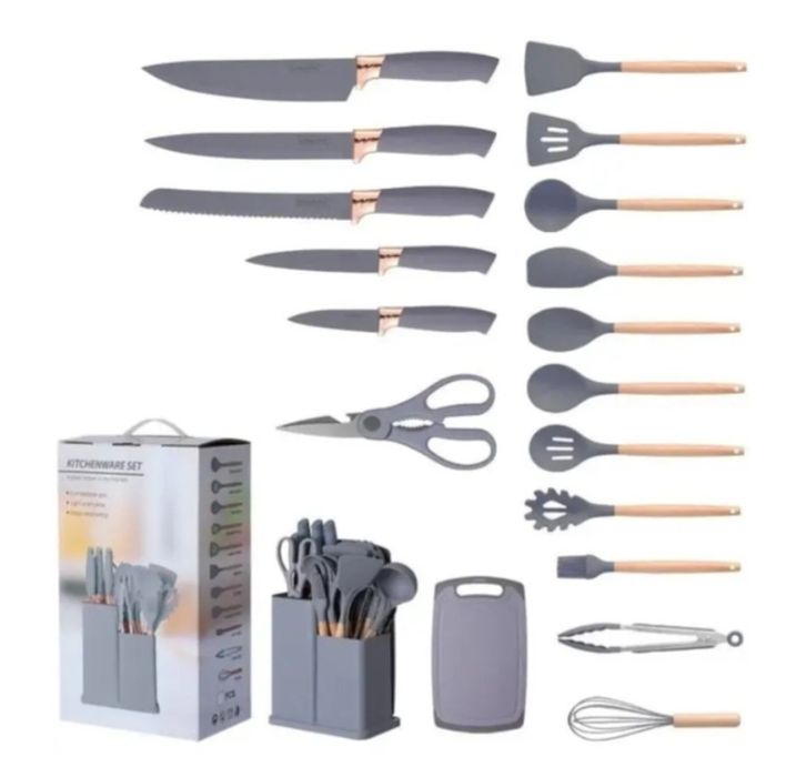 Кухонний набір ножів та аксесуарів Kitchenware Set 20 предметі
