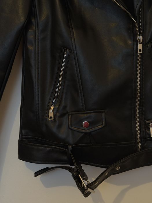 Шкіряна куртка oversize