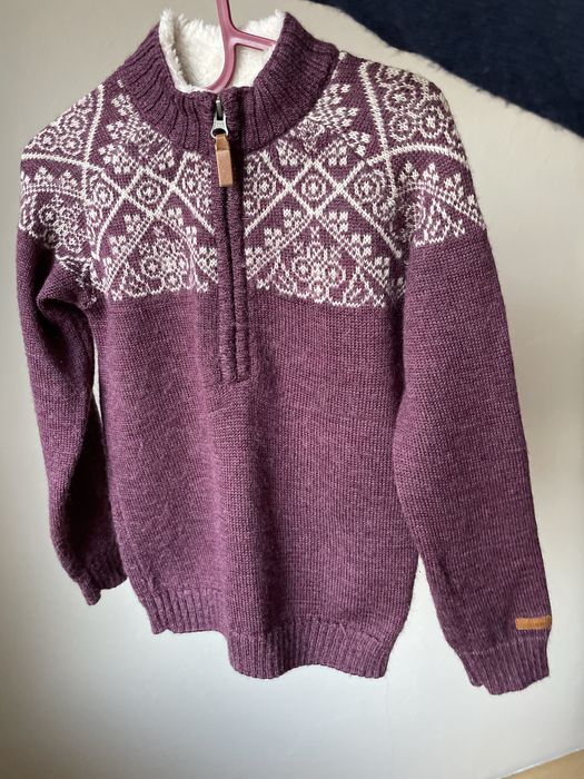 Sweter merino wełna name it 122-128