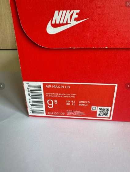 Nike air max plus TN biale R.39