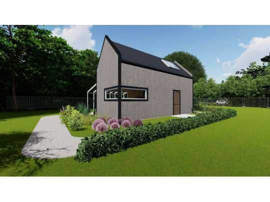 Domek,domki letniskowe,drewniane, Jarzębina4 x 8,5m + 3 x 4,5m taras