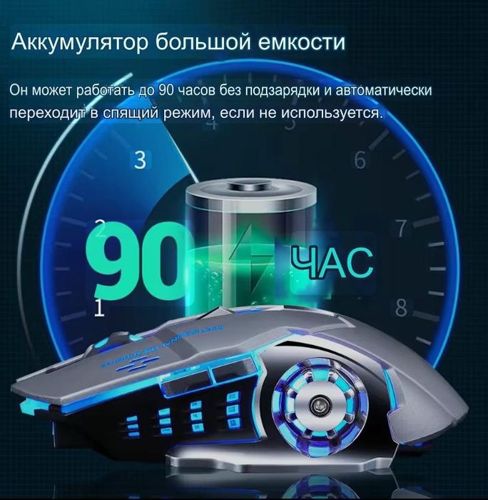 Мишка ігрова акумуляторна бездротова