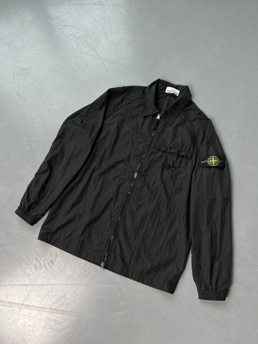 БЕЗ ПЕРЕДОПЛАТИ | STONE ISLAND NYLON овершот куртка стон айленд нейлон