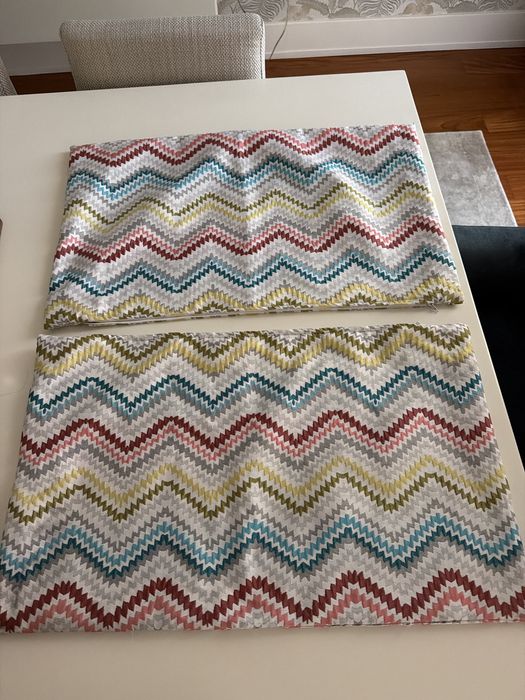 2 almofadas decorativas 65*40 cm