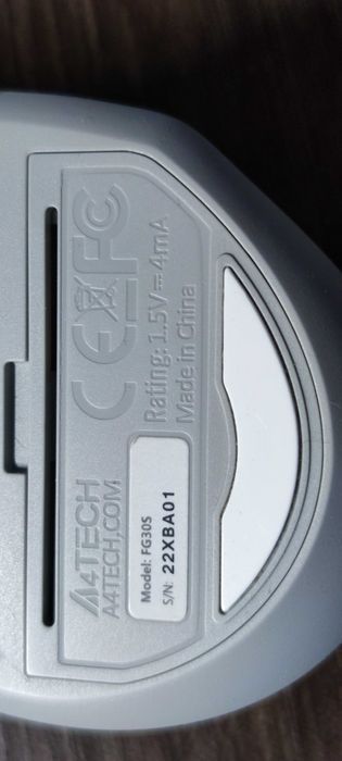 Бесшумная USB мышка A4Tech FG30S