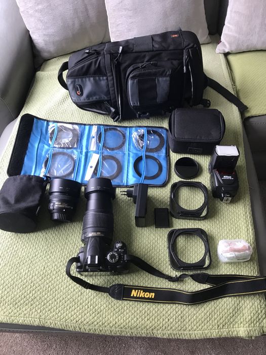 Nikon D3100 2 objectivas e todos acessorios