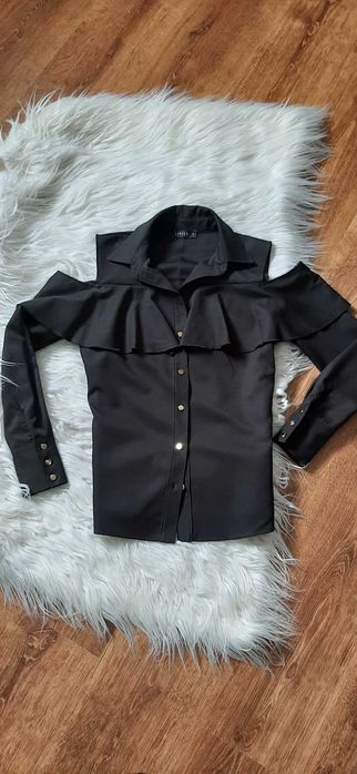 Piękna czarna koszula rozmiar S