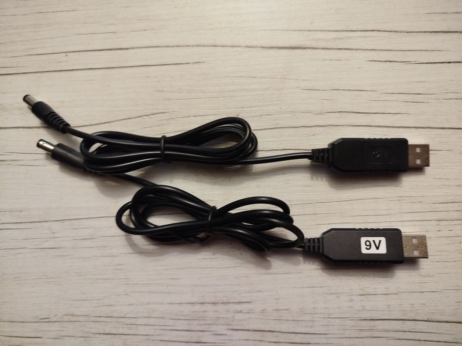 Провід живлення від повербанку до роутера 9v i 12v