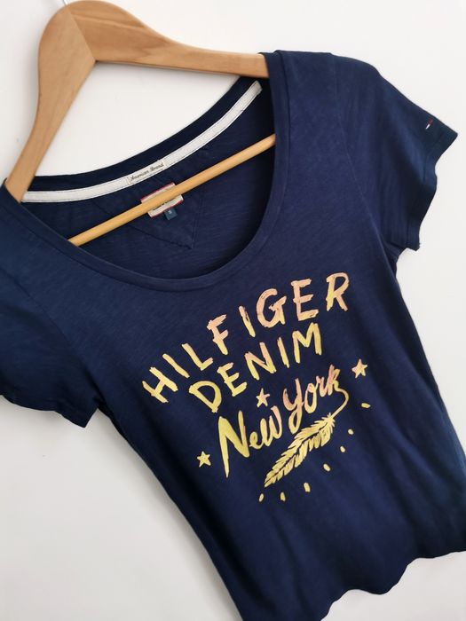 Tommy Hilfiger koszulka damska t-shirt logowana S/M