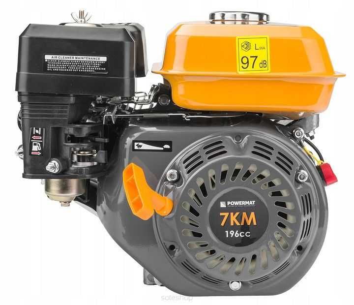POWERMAT Silnik Spalinowy Gx160 Ohv 7km Wałek 20mm 4 Suw PM1233