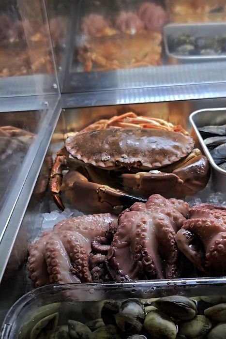 Vitrine de marisco/peixes com fabricação de gelo automática  c/ garantia  , 8 meses de uso ,