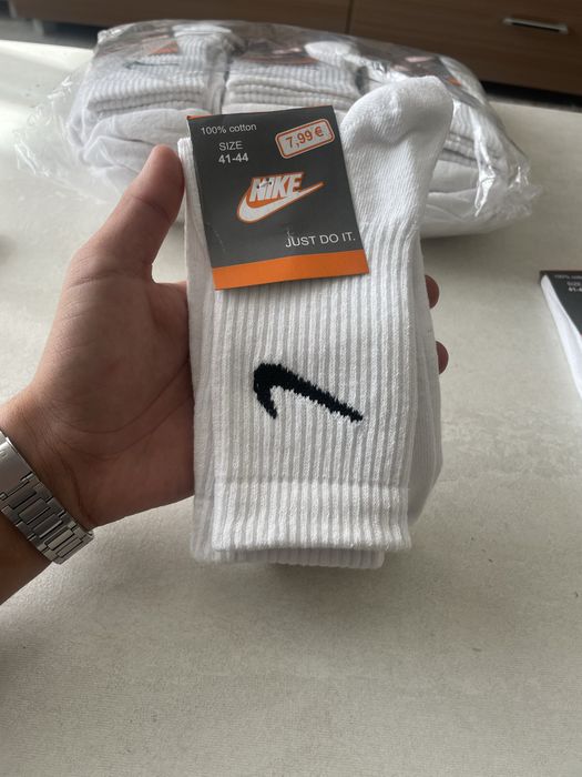 Набір білих шкарпеток Nike (41-44)