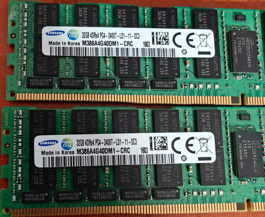 Pamięć RAM Serwerowa Samsung 2x32GB = 64GB DDR4 LRDIMM ECC PC4-2400T