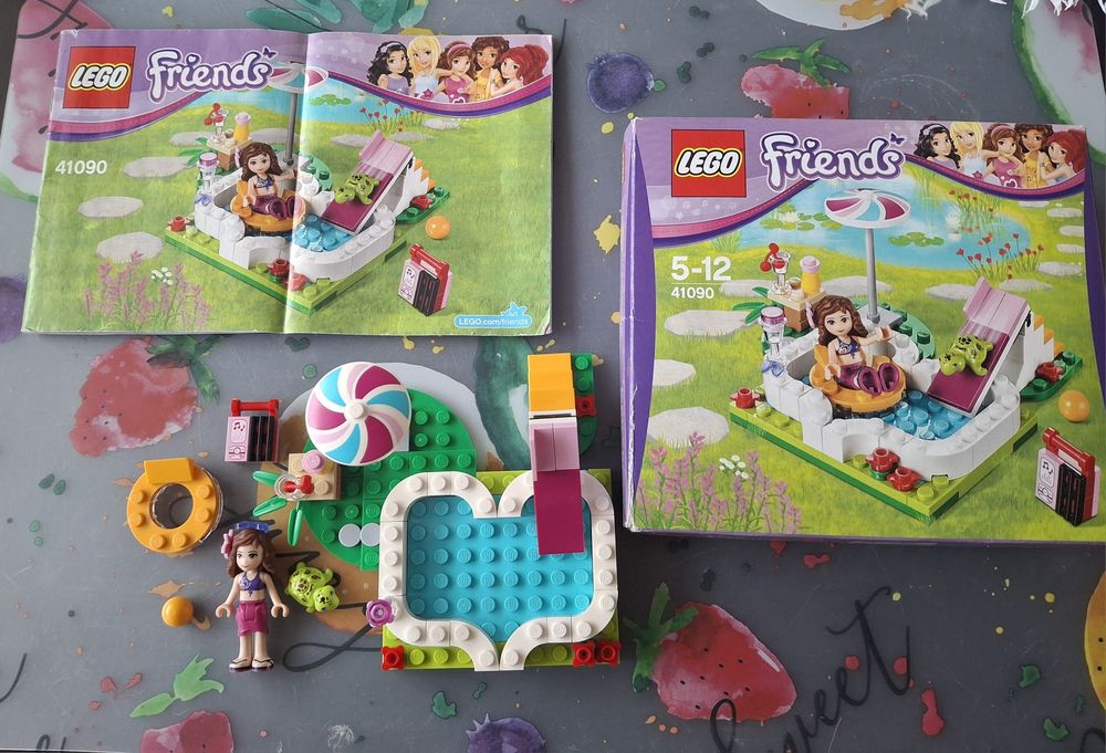 Klocki lego friends 41090 ogrodowy basen Oliwii