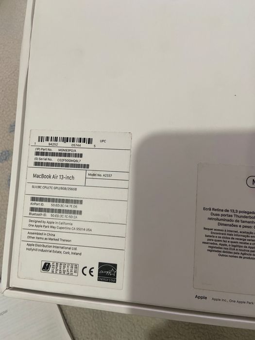 Apple MacBook Air 13.3'' (2020) | M1 | 8GB | 256GB SSD