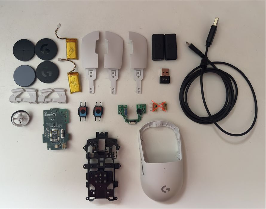 Запчастини для G pro X superlight 2