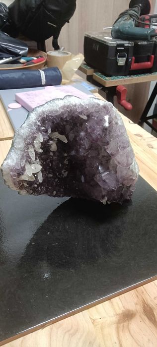 Peça Natural de cristal quartzo ametista