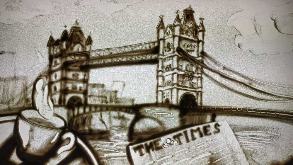 Песочная анимация Рисование светом Шоу подарок видео ролик праздник