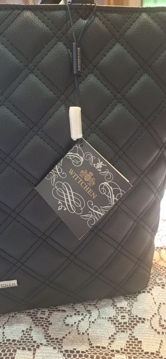 Duża czarna torebka Wittchen shopper nowa z metką