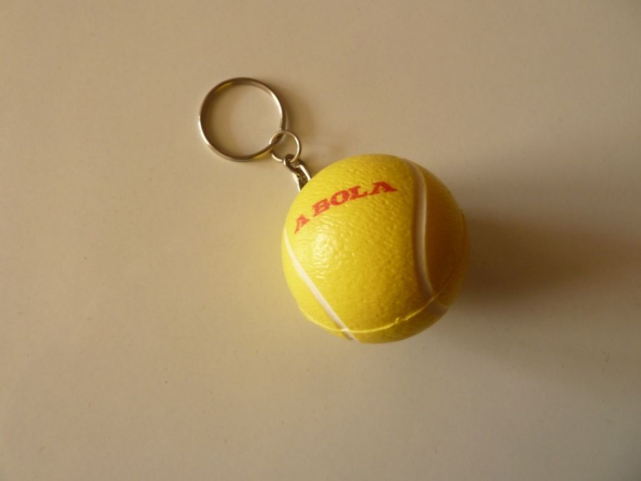 porta chaves bola de ténis