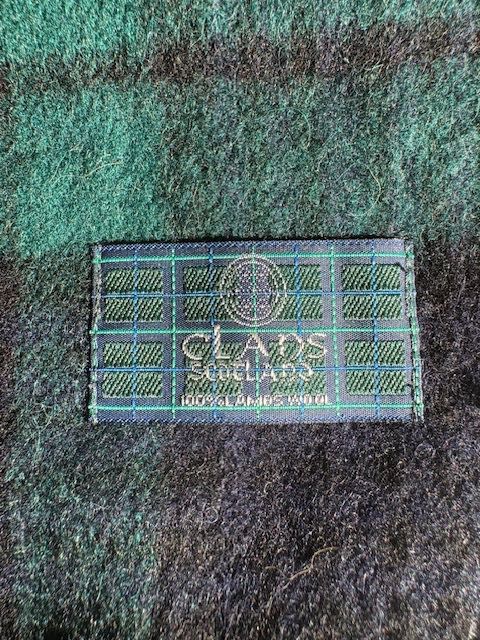 Szalik w klasyczną szkocką kratę  100% Lambswool