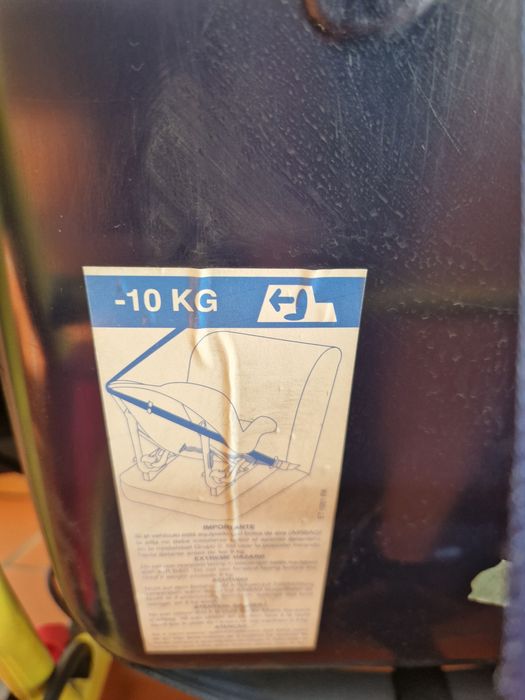 Cadeira auto Prénatal para crianças até 10 kg.