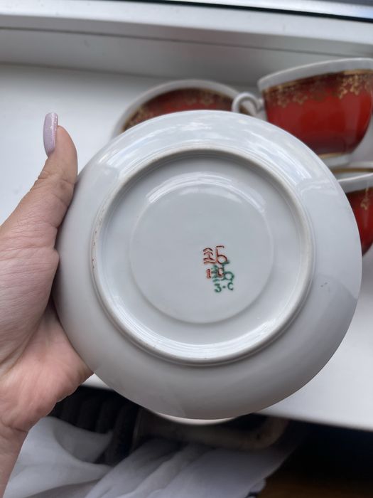 Набор чашек и блюдца, посуда ссср, чашки ссср, блюдца ссср