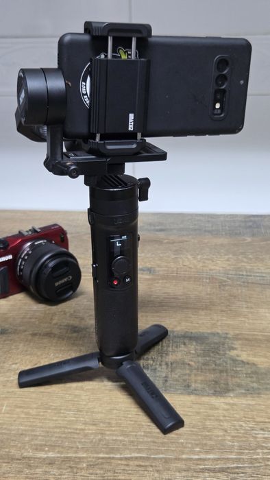 Zhiyun Crane M2 — Estabilizador Gimbal 3 Eixos | Câmara + Telemóvel