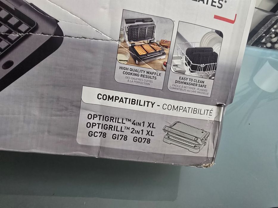 TEFAL OPTIGRILL XL nakładki gofry