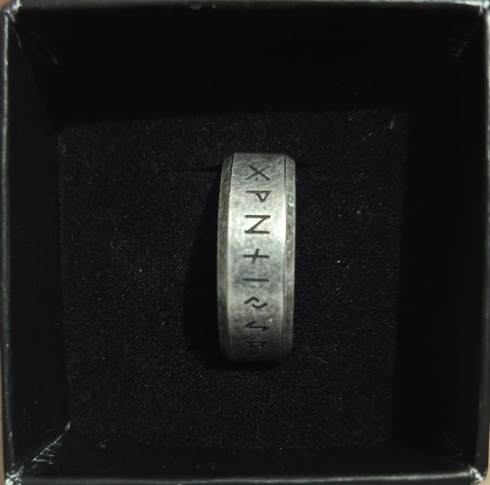 Obrączka męska Nordycka | Postarzane