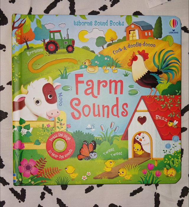Звукова книга usborne farm sounds