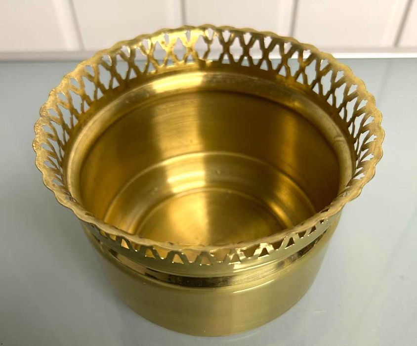 Floreira/ vaso Latão