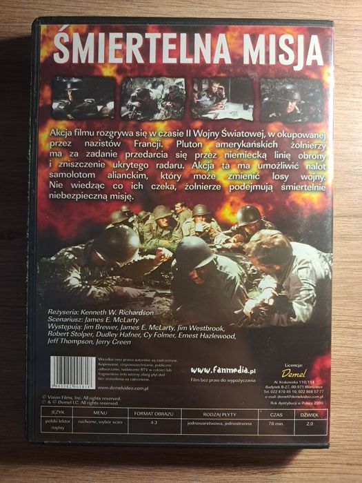 Śmiertelna misja | Jim Brewer | DVD