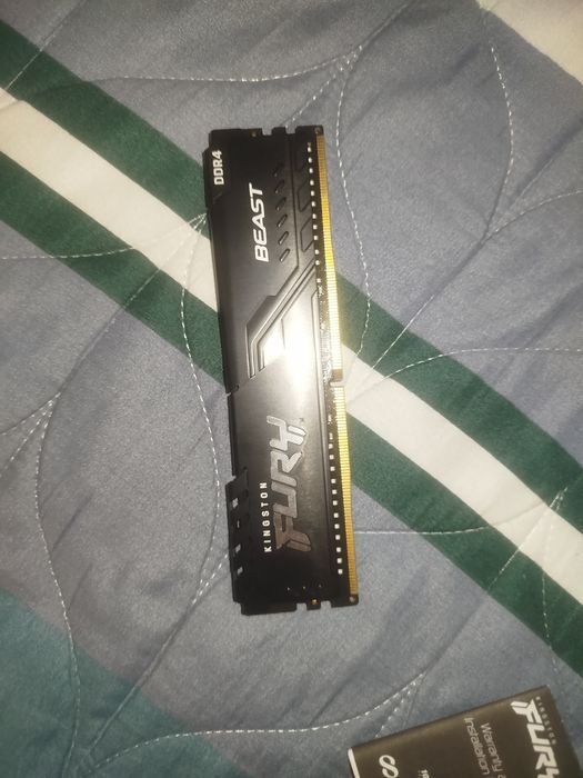 Оперативна памʼять Kingston Fury DDR4-3200 16384 MB PC4-25600 Beast Bl