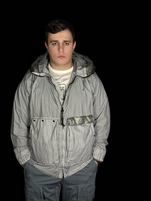 C.P. COMPANY 19AW GoggleJKT-52 200円づつ値下げ Куртка C.P. Company Flatt Nylon Goggle Jacket Black - 221B Store