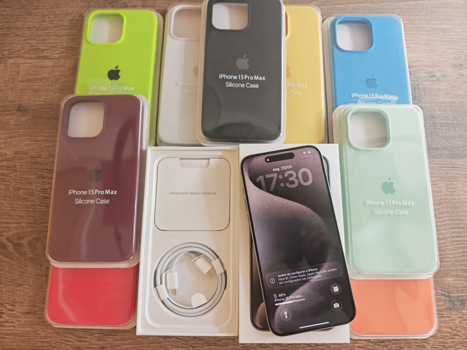 iPhone 15 Pro Max 256GB Natural Titanium Seminovo Aceito Retomas