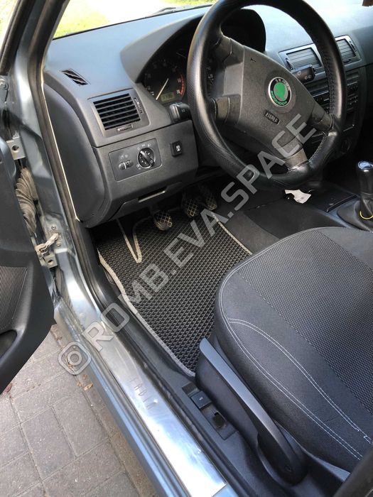 EVA килимки Шкода Октавія А 4 5 6 7 Тур Фабія 1 2 3 СуперБ ЕВА авто коврики в салон