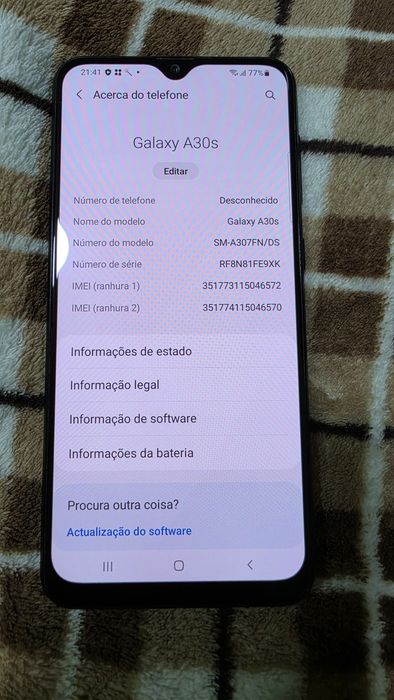 Samsung A 30S  de 128gigas