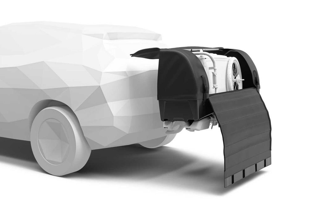 Box bagażowy na hak Thule Onto 2 300L do Thule EasyFold 3 | NOWY | Promocja -15%