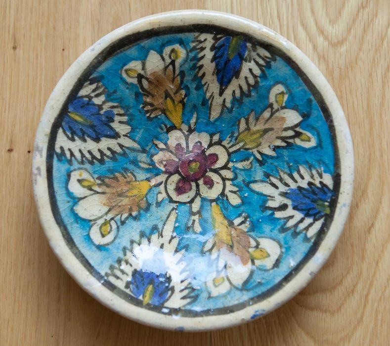 Ceramiczny talerz Persja ceramika artystyczna